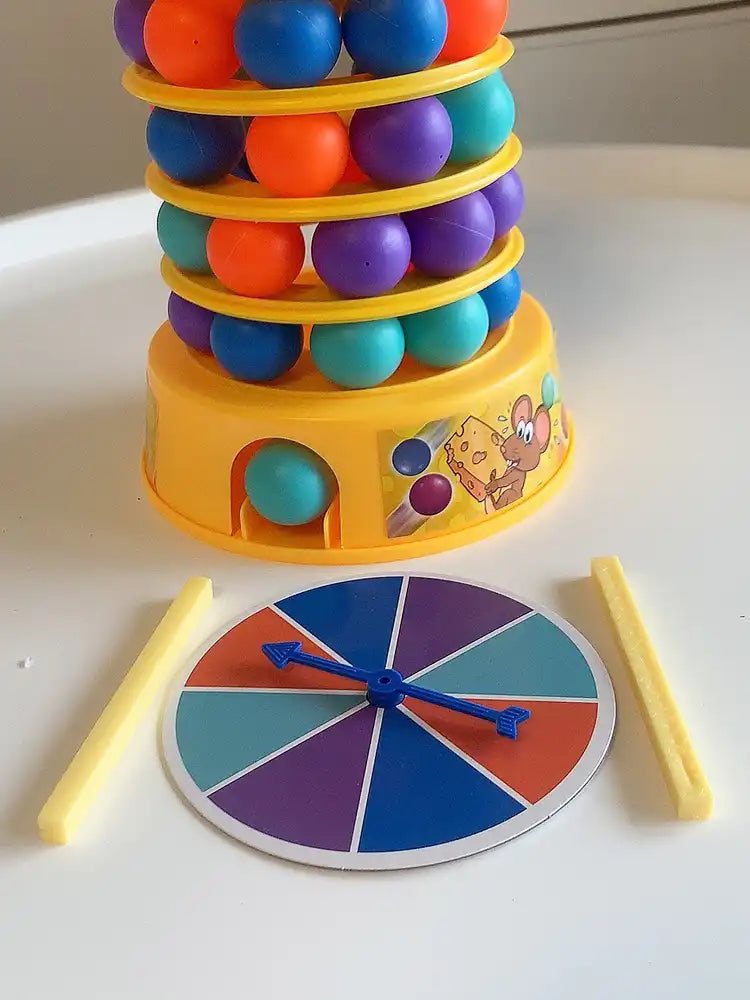WEIQUEEN Children's educational toys mouse cake tower stacking game parent-child interaction multiplayer party table games birthday gift