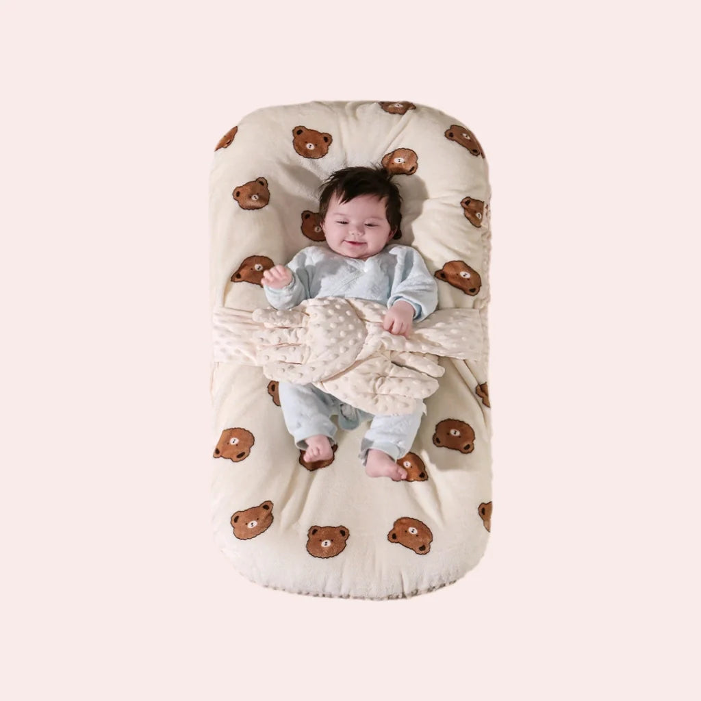 Smart Soothing Baby Lounger with Gentle Patting