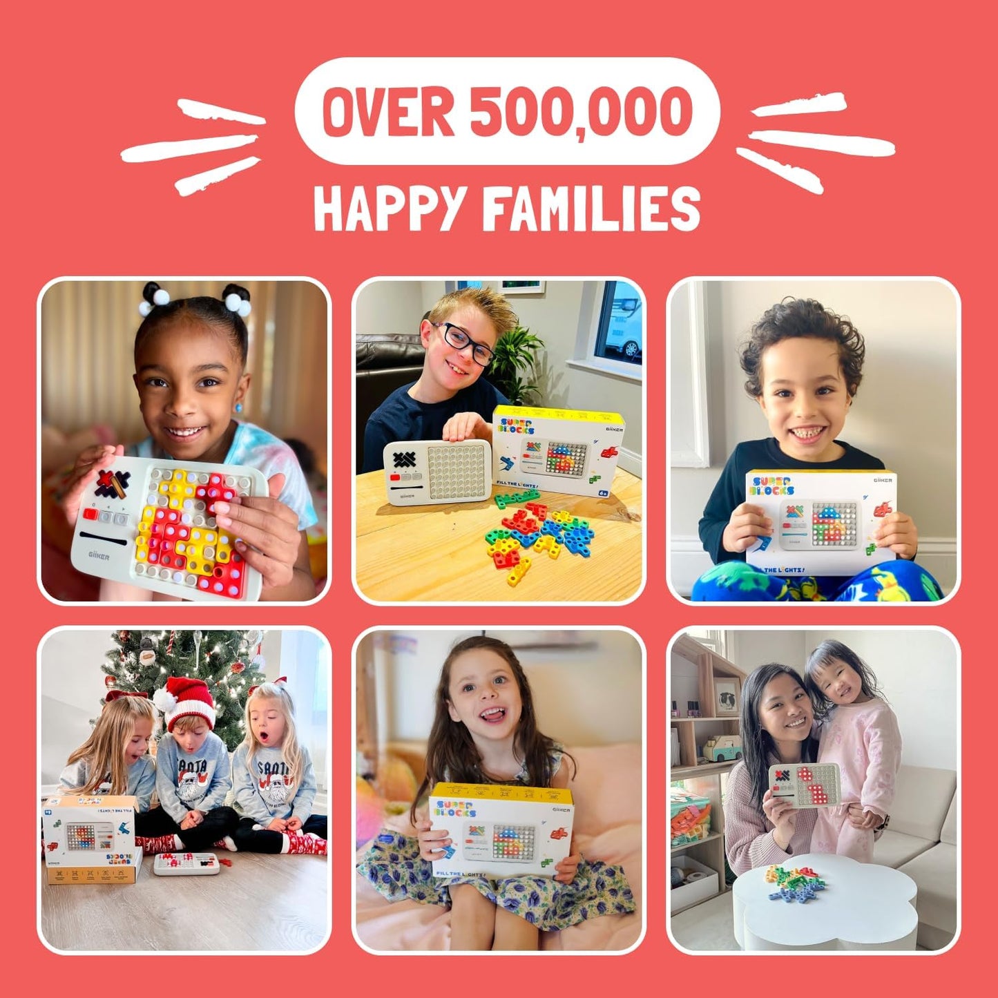 Super Blocks STEM Toys – Pattern Matching Puzzle Game