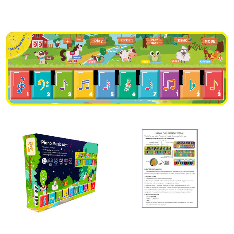Floor Piano Mat for Toddlers