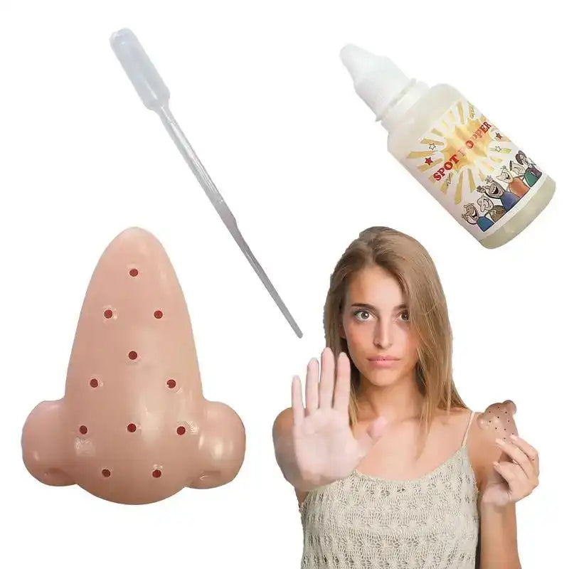 WEIQUEEN New Nose Pimple Popping Popper Anti Stress Funny Remover Stop Squeeze Acne Anti Stress Novelty Toy For Kid