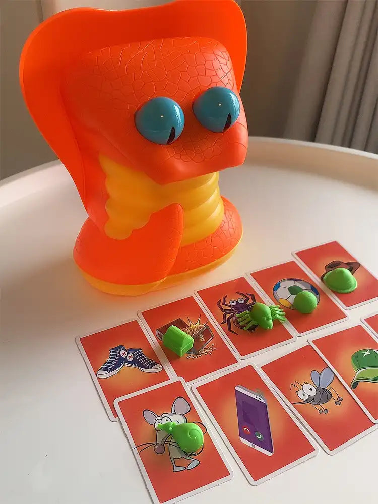 WEIQUEEN Gluttony Snake Children's mind training Improve logic ability Hands-on ability Family parent-child interactive games Stress relieving toys Funny toys