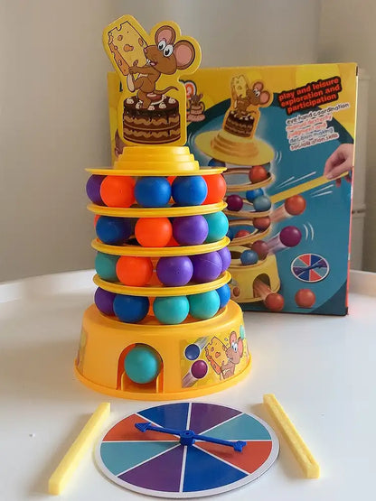 WEIQUEEN Children's educational toys mouse cake tower stacking game parent-child interaction multiplayer party table games birthday gift
