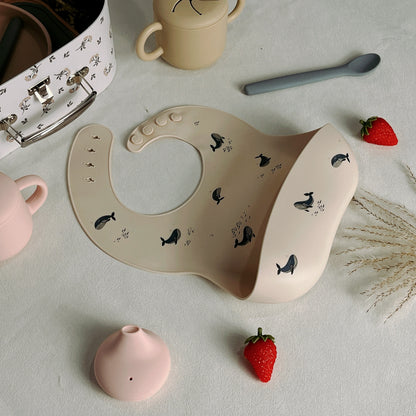 Silicone Baby Bib - 2 Pack