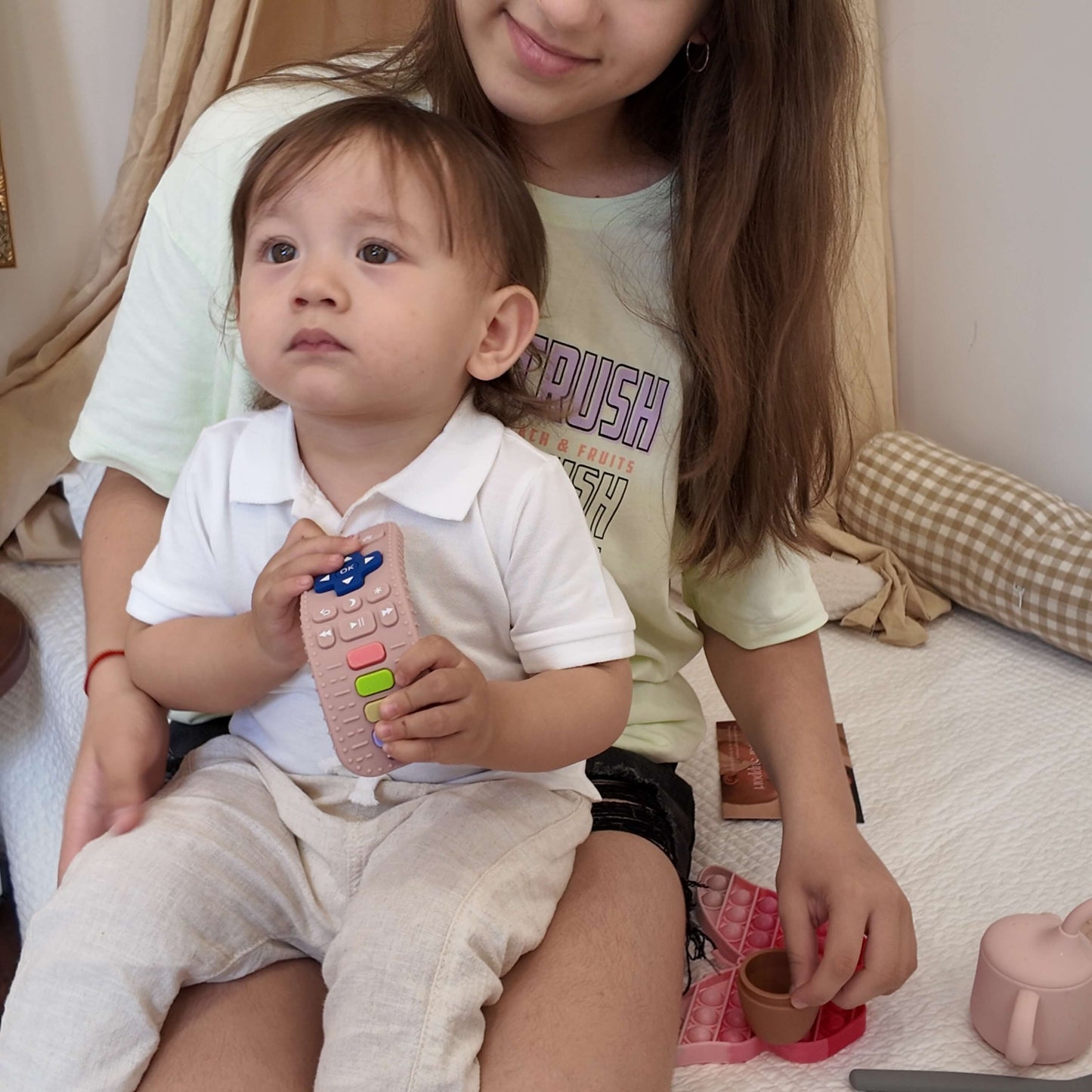 TV Remote Shape Baby Teething Toys