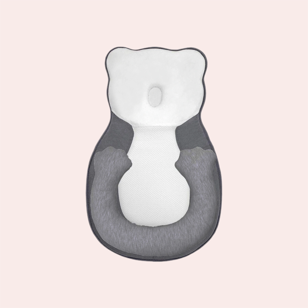 Newborn Head Shaping Memory Pillow with Leg Support