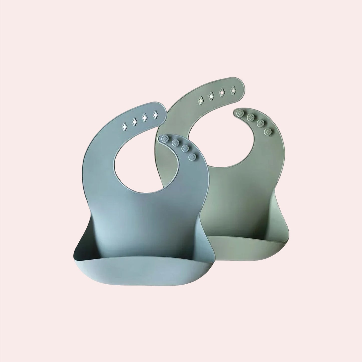 Silicone Baby Bib - 2 Pack