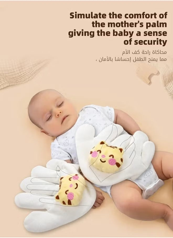 Baby Soothing Palm - Mom-Like Hand-Shaped Infant Anti-Startle Jump Sleep Aid Pillow