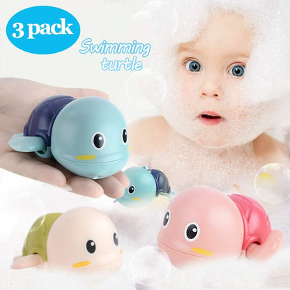 Baby Bath Toys-Wind up Turtle Bathtub Toys