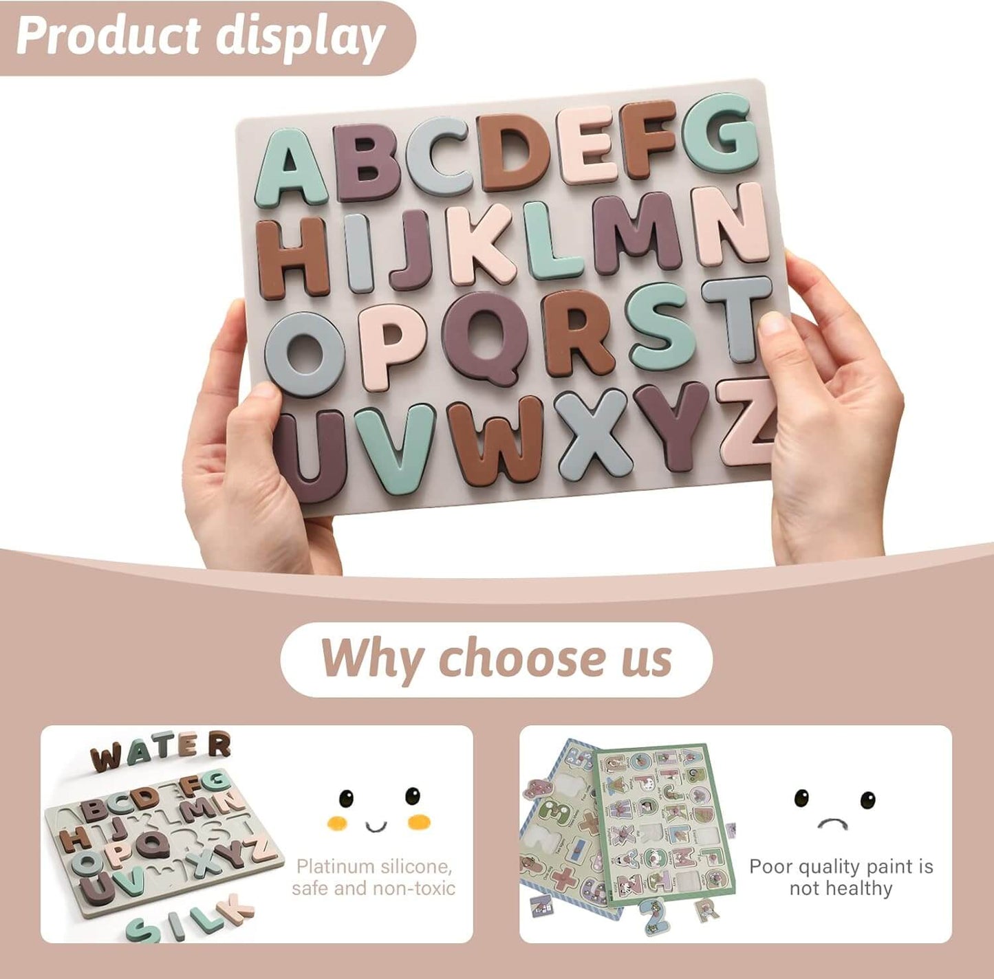 Silicone Alphabet Puzzle