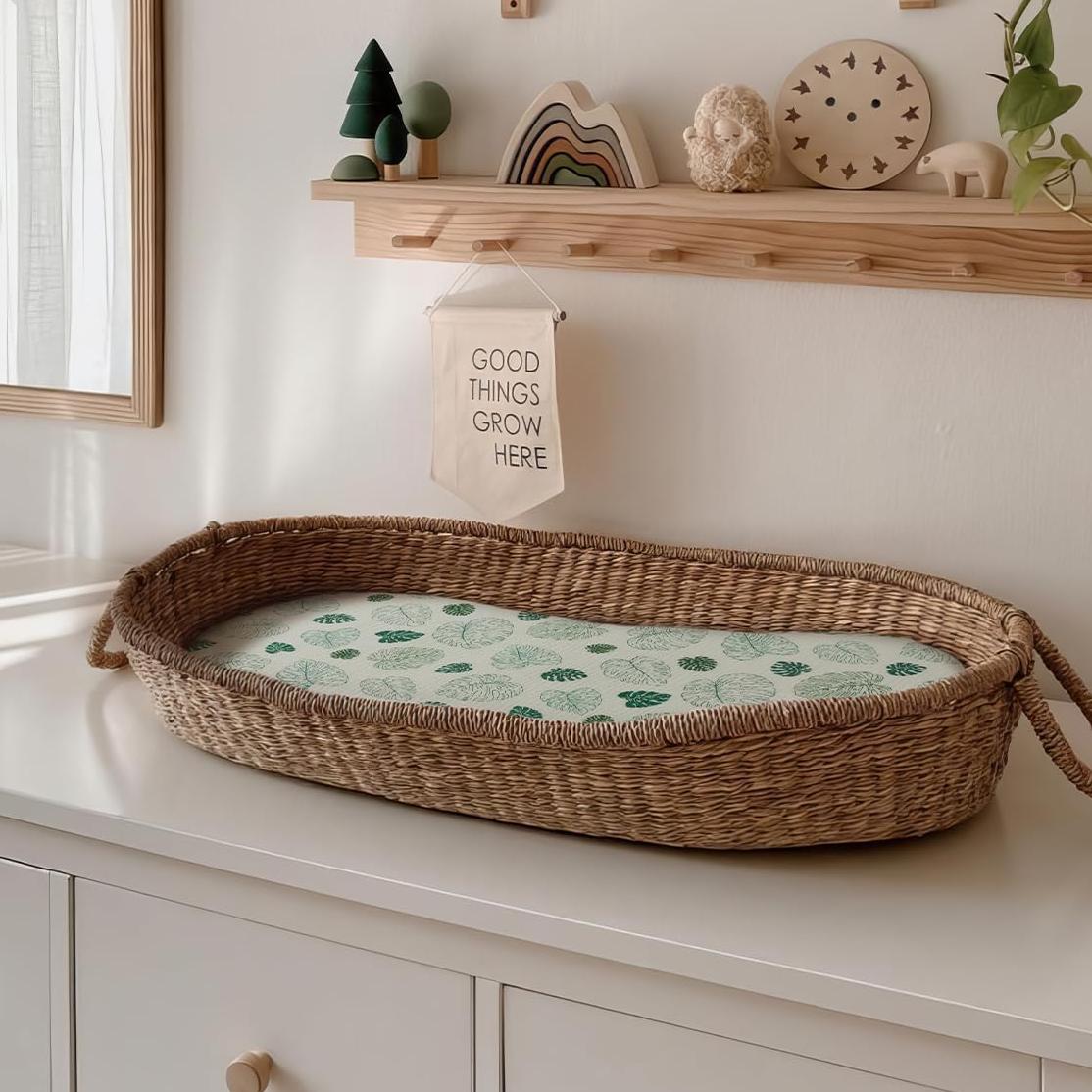 Muslin Bassinet Sheet for Baby-2 Pack