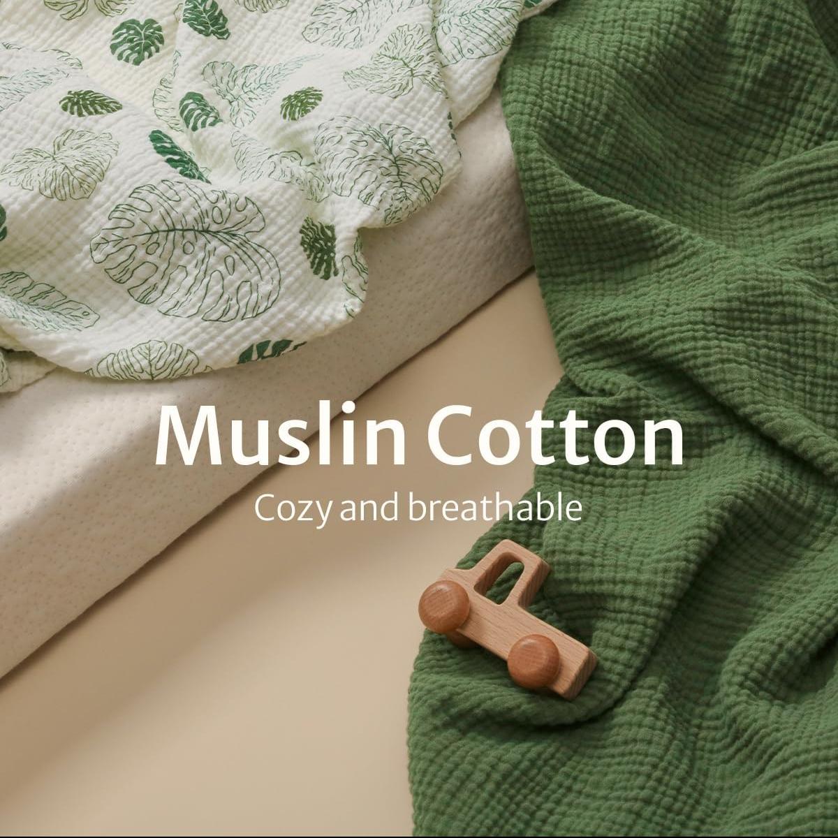 Muslin Bassinet Sheet for Baby-2 Pack