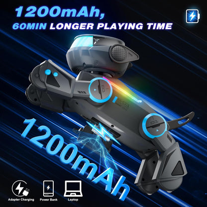 Smart Programmable Robot Dog with Bluetooth Control & LED Eyes