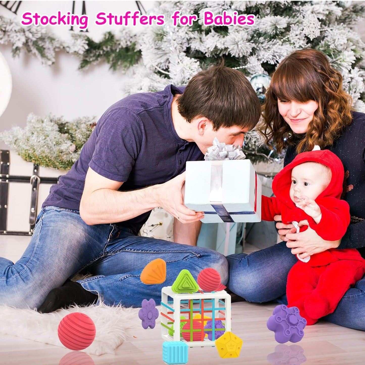 Toy 6 Pc Multi Sensory Shape