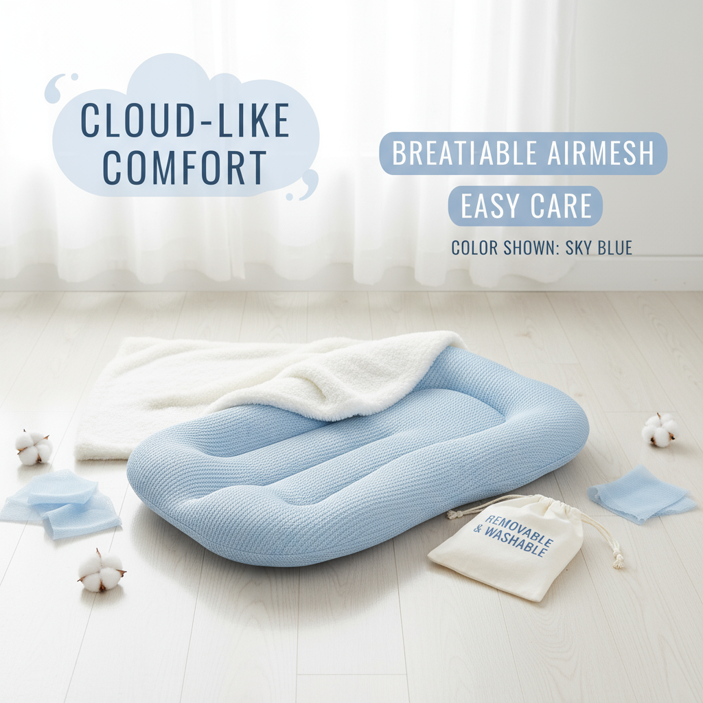 3D-Touch Breathable Lounger for Newborns