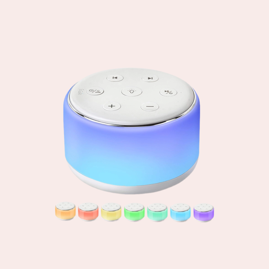 34 Soothing Sounds, Rechargeable White Noise Machine for Kids Adults