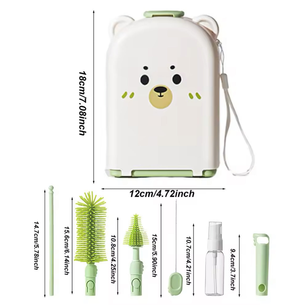 8 In 1 Baby Bottle Cleaning