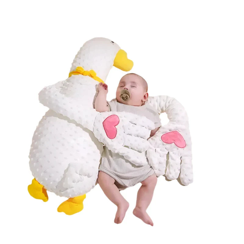 Baby Comfort Pillow Toy - Soft Plush Goose Soothing Companion for Infants