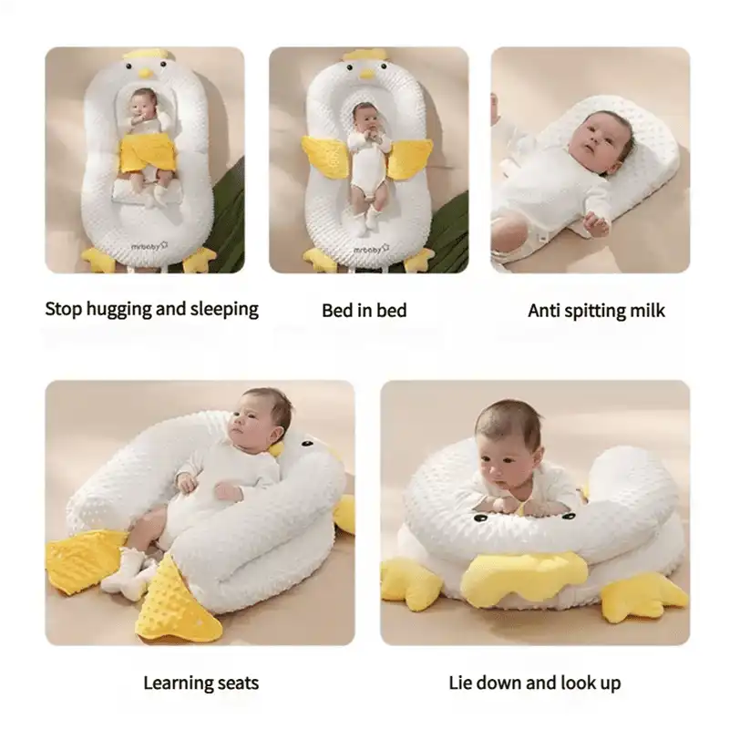 Baby's anti-frightening jumping soothing bed WEIQUEEN