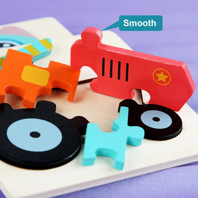 Kids Wooden Toys 3D