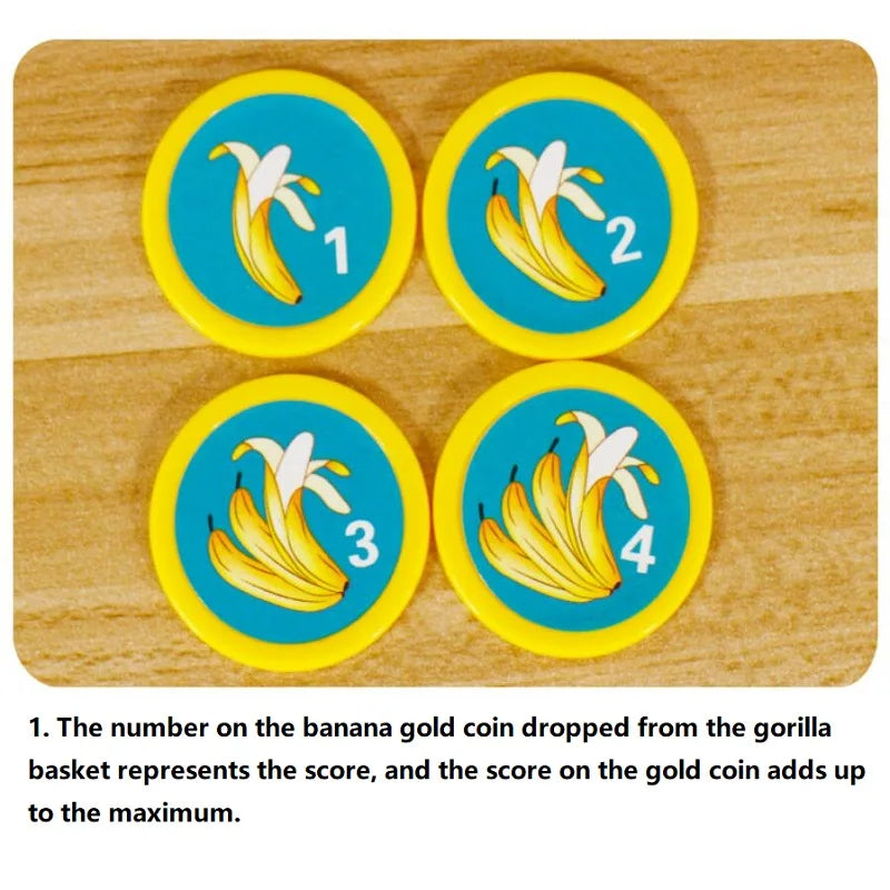 WEIQUEEN Monkey steal banana gold coin desktop competitive game puzzle parent-child interactive toy family party game