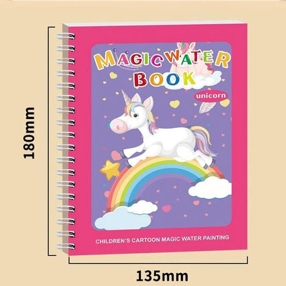 Reusable Water Coloring Book for Toddlers- 6 Pack