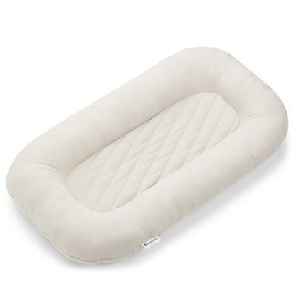 Ultra-Soft Striped Infant Lounger Bed