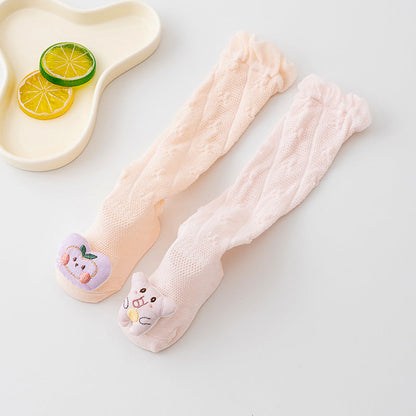 Newborn baby pure cotton summer socks