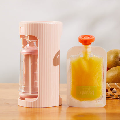 Squeeze Station for Baby Puree Food Storage