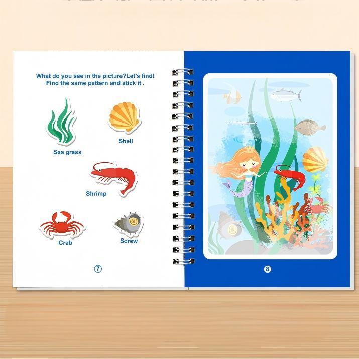 Reusable Water Coloring Book for Toddlers- 6 Pack
