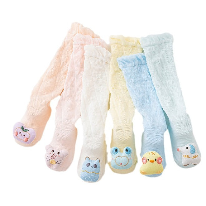 Newborn baby pure cotton summer socks