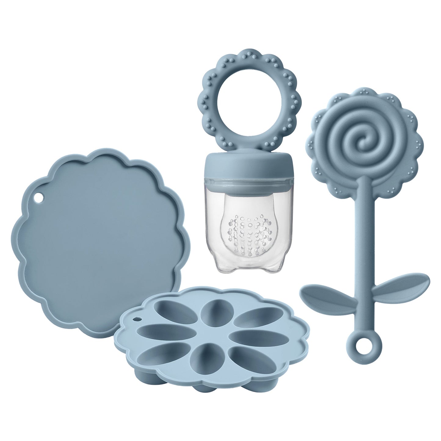 Sunflower Silicone Baby Feeding Set