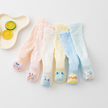 Newborn baby pure cotton summer socks