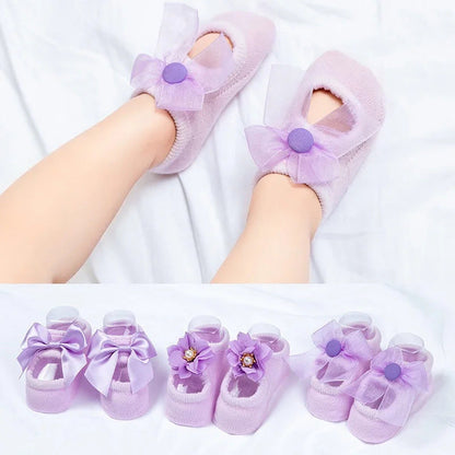 Non-Slip Baby Socks-3 Pairs