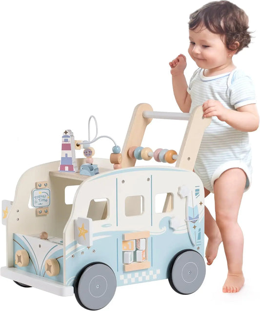 Robotime Robud Wooden Baby Walker