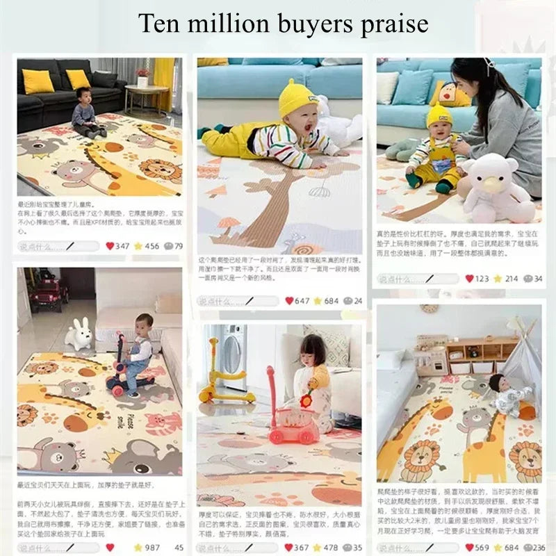 Non-toxic Baby Game Mat 200x180cm