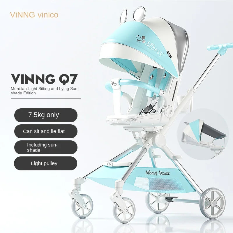 Pink Newborn Stroller