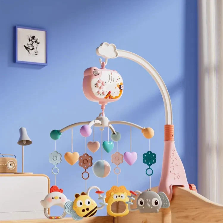 Spinning Bed Bells with Music