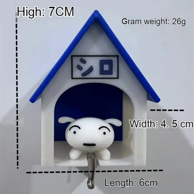 MEACAOFG Crayon Shin-chan Keychain Funny Little Toys