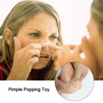 WEIQUEEN New Nose Pimple Popping Popper Anti Stress Funny Remover Stop Squeeze Acne Anti Stress Novelty Toy For Kid