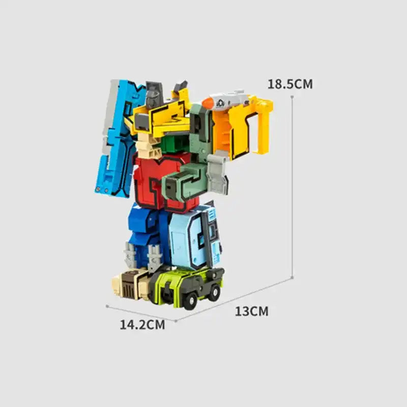 WEIQUEEN Digital Transformer Robot Toys Kids Toys Family Toys