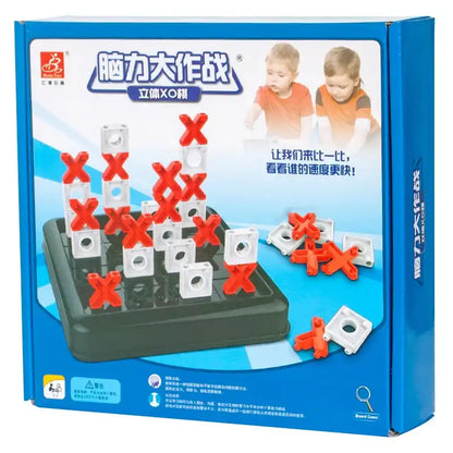 WEIQUEEN Cubic XO Chess Brain Battle Enhance children's brain power thinking, logic and reasoning ability.