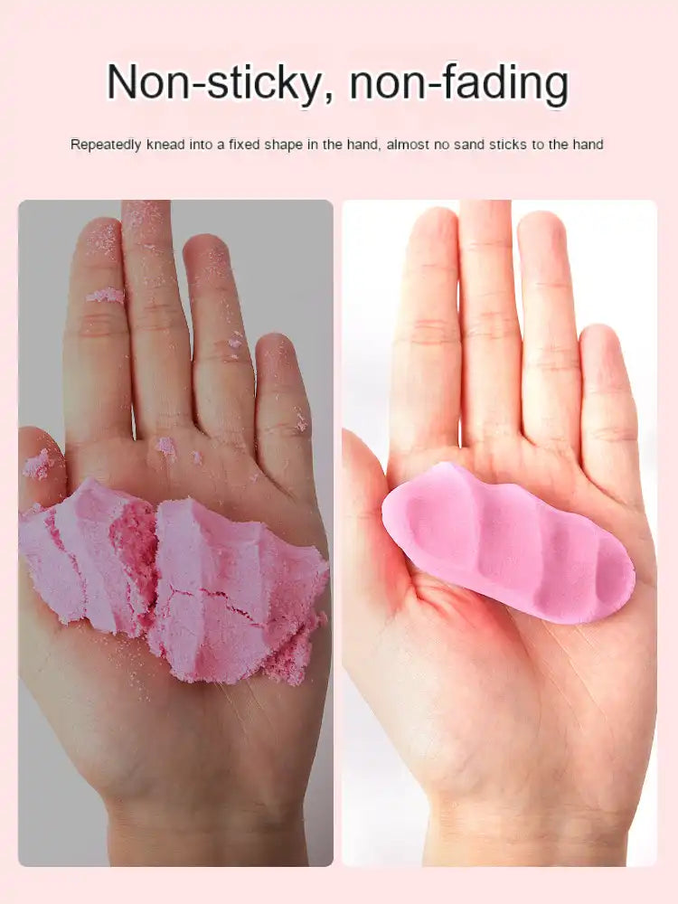 WEIQUEENChildren's space toys sand indoor set non-stick magic power star clay color sand color clay non-toxic sands of the stars