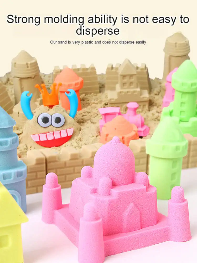 WEIQUEENChildren's space toys sand indoor set non-stick magic power star clay color sand color clay non-toxic sands of the stars