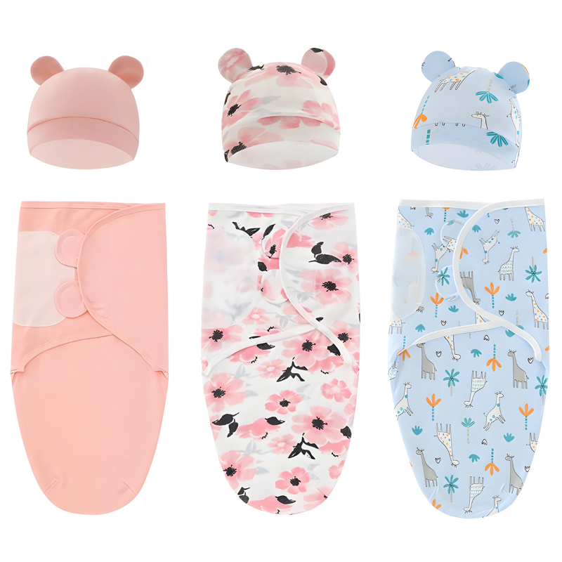 Magically SOFT Baby SWADDLE Set (0-6M)